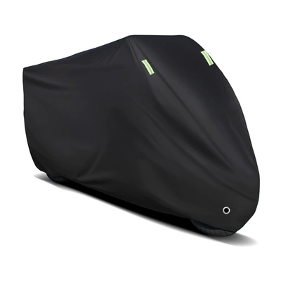 In-Stock Motorcycle Cover, Rainproof Cover, Thickened Electric Vehicle Cover, Universal Rain and Sun Protection Cover, Waterproof (Car clothing) - m-size-18090100cm-pure-black