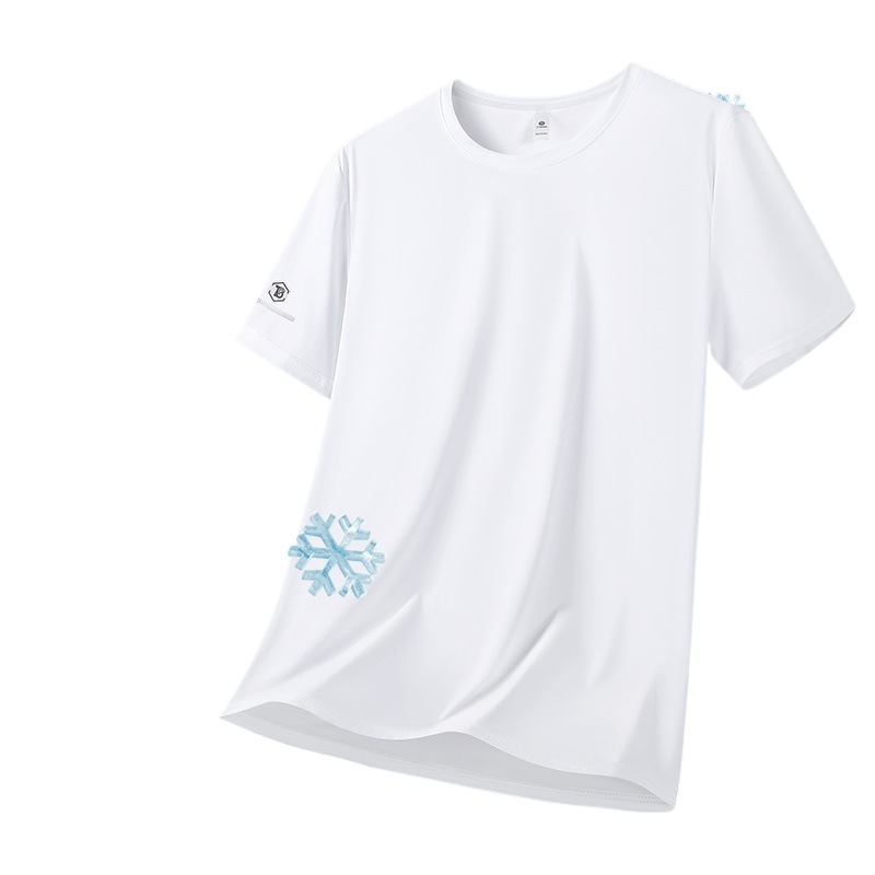 남성 여름 냉감 나일론 반팔 티셔츠 빅사이즈 L-8XL 러닝 헬스 속건 기능성