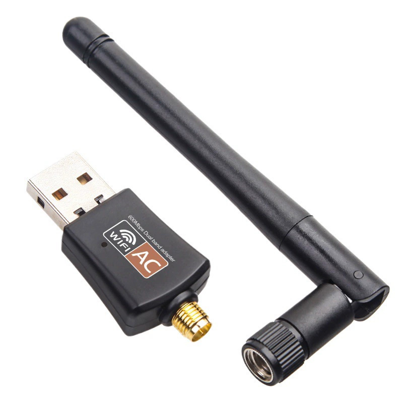 AC600m双频无线网卡 usb无线网卡接收器 笔记本台式机360随身wifi