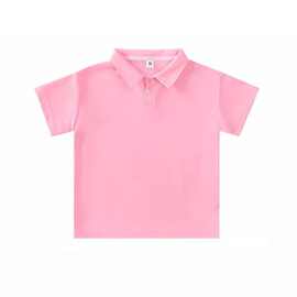 儿童精梳棉彩色短袖polo衫啦啦队演出服中小学运动会服装合唱班服