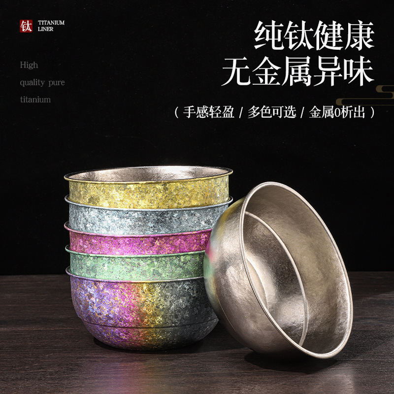Large-capacity, pure titanium egg steaming bowl – a high-end, portable, and travel-friendly option. Made of pure titanium, it is antibacterial, suitable for outdoor use, and safe for home use