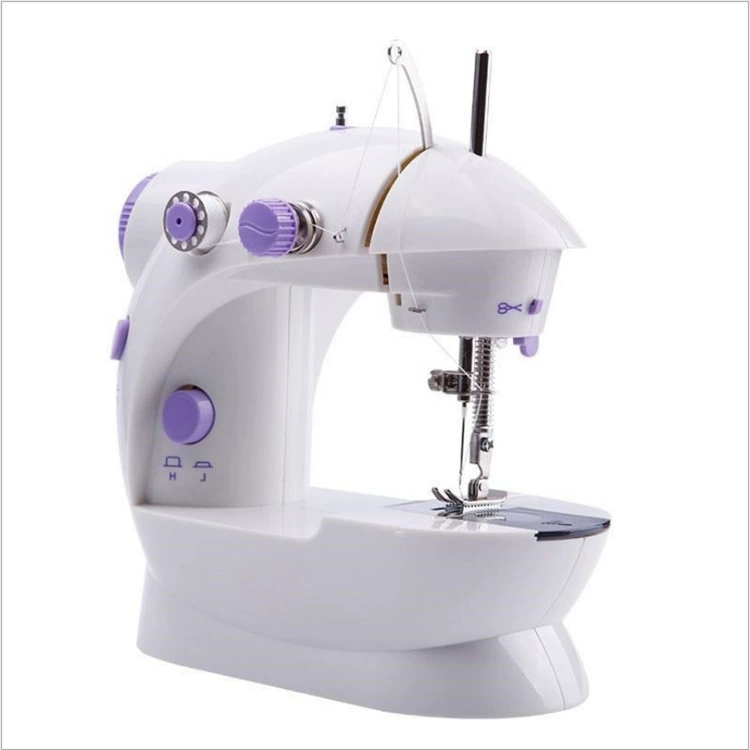 Швейная машина электрическая мини маленькая Бытовая настольная для еды Толстая трансграничное питание 202 швейная машина