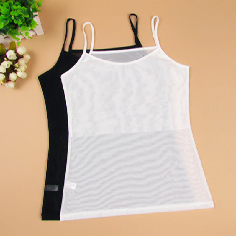 Summer sexy thin top with cups