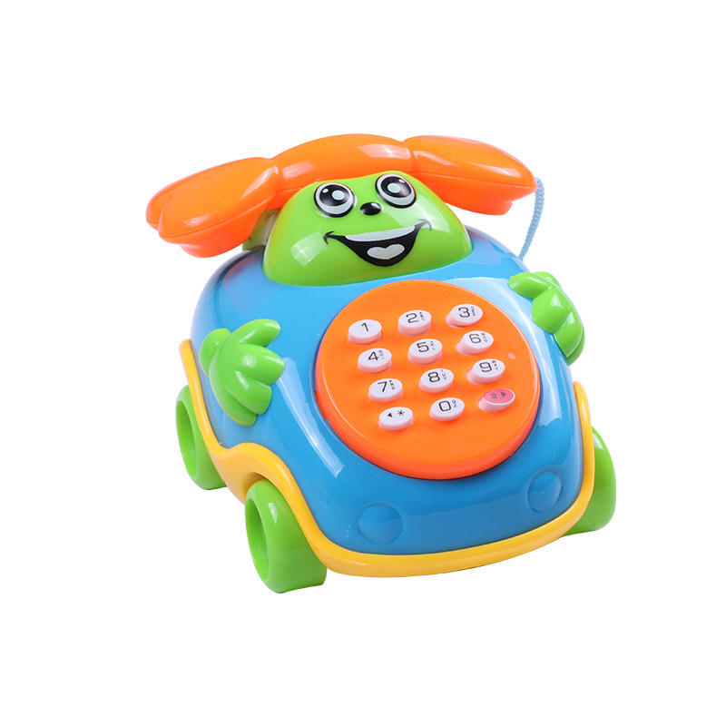 Cantando teléfono coche de dibujos animados música autobús juguetes para niños educativos educación temprana máquina juguetes al por mayor