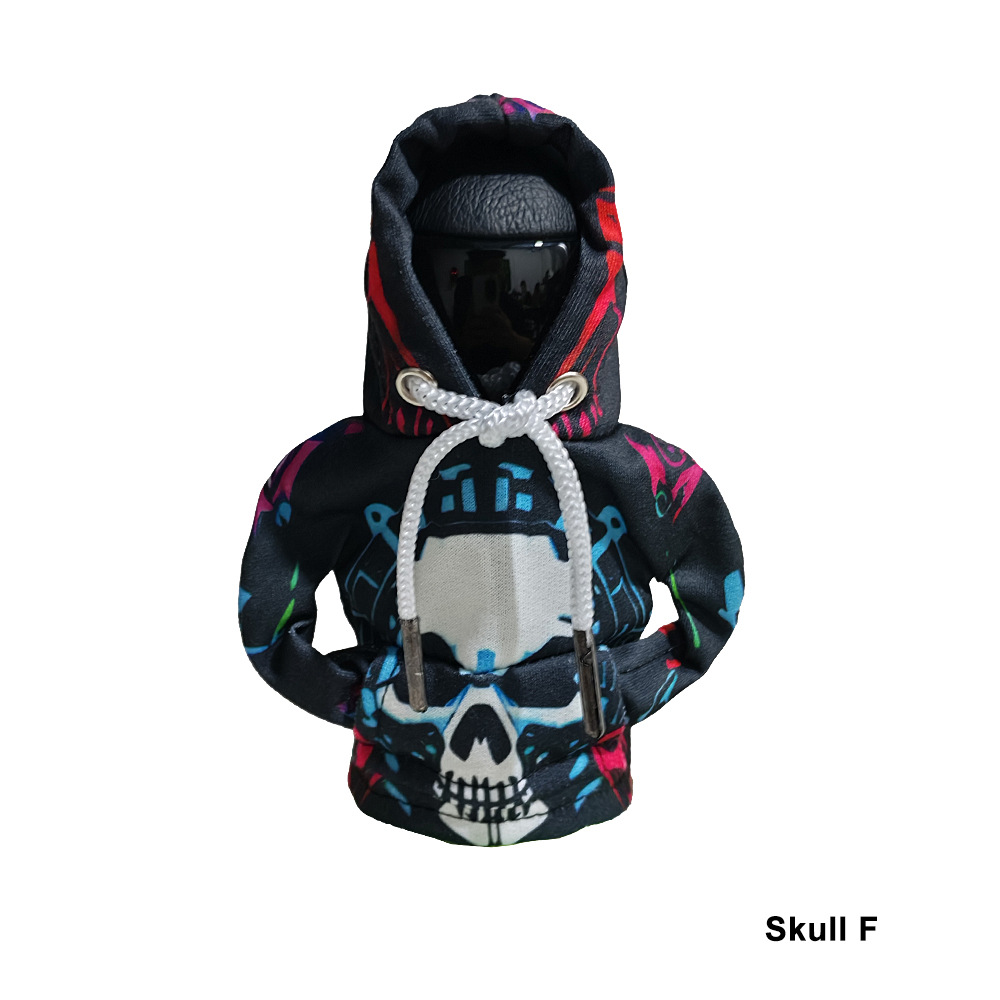 Source Factory Car Gear Shift Lever Hooded Skull Interior Decoration Accessories Gear Dust Cover Shift Lever Car Accessory
