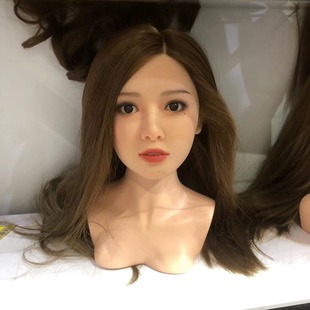 New entity doll single head carving delicious insert silicone hair planting face type optional makeup