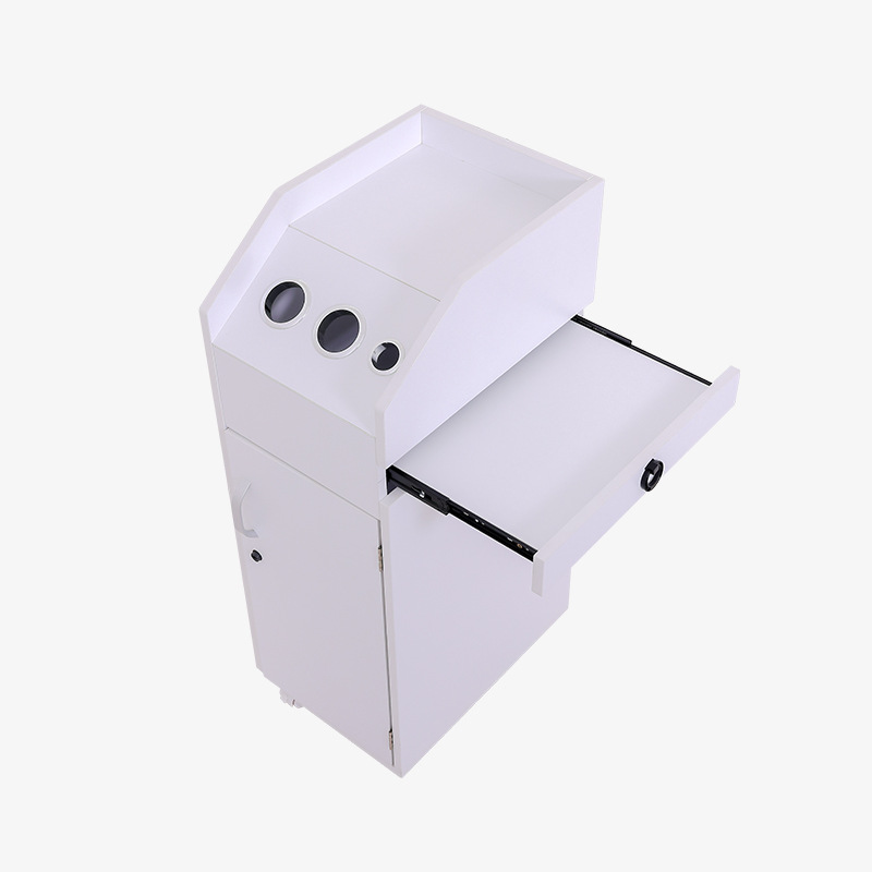 Barbería de corte rápido transfronterizo gabinete de herramientas mesa de instrumentos cajas de almacenamiento multifuncionales barbería salón de belleza carro pequeño