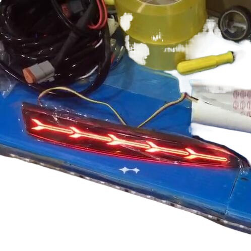 Para Hyundai Verna parachoques trasero luz Verna freno trasero luz trasera image 3