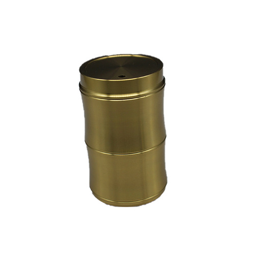 Tangteng brass metal crafts ornaments household bamboo toothpick tube sealed tea can pure copper Yiwu small commodities