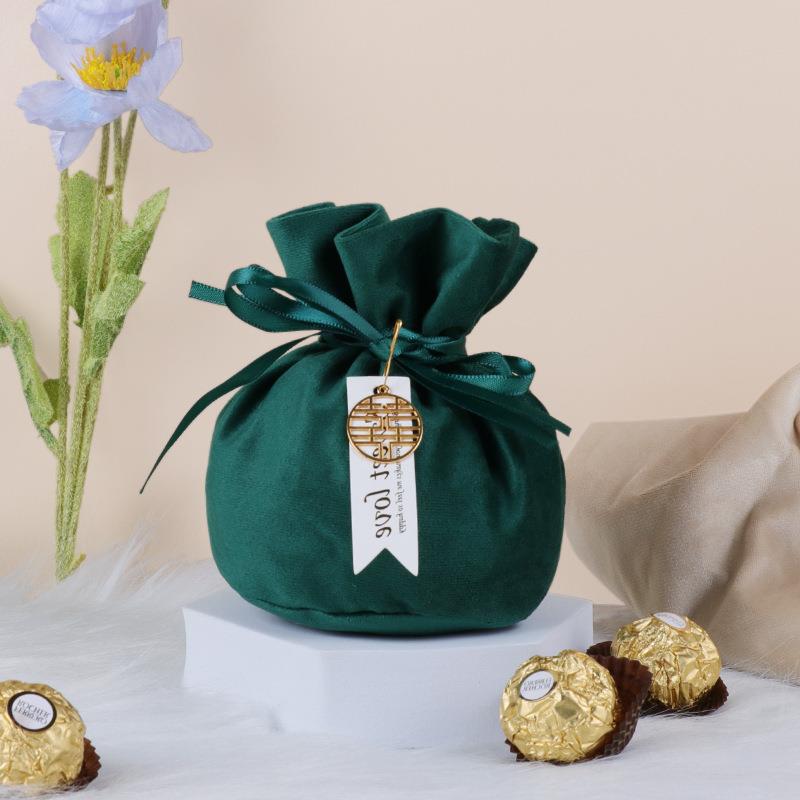 다크 그린 사탕 가방 [리본은 술과 같습니다]