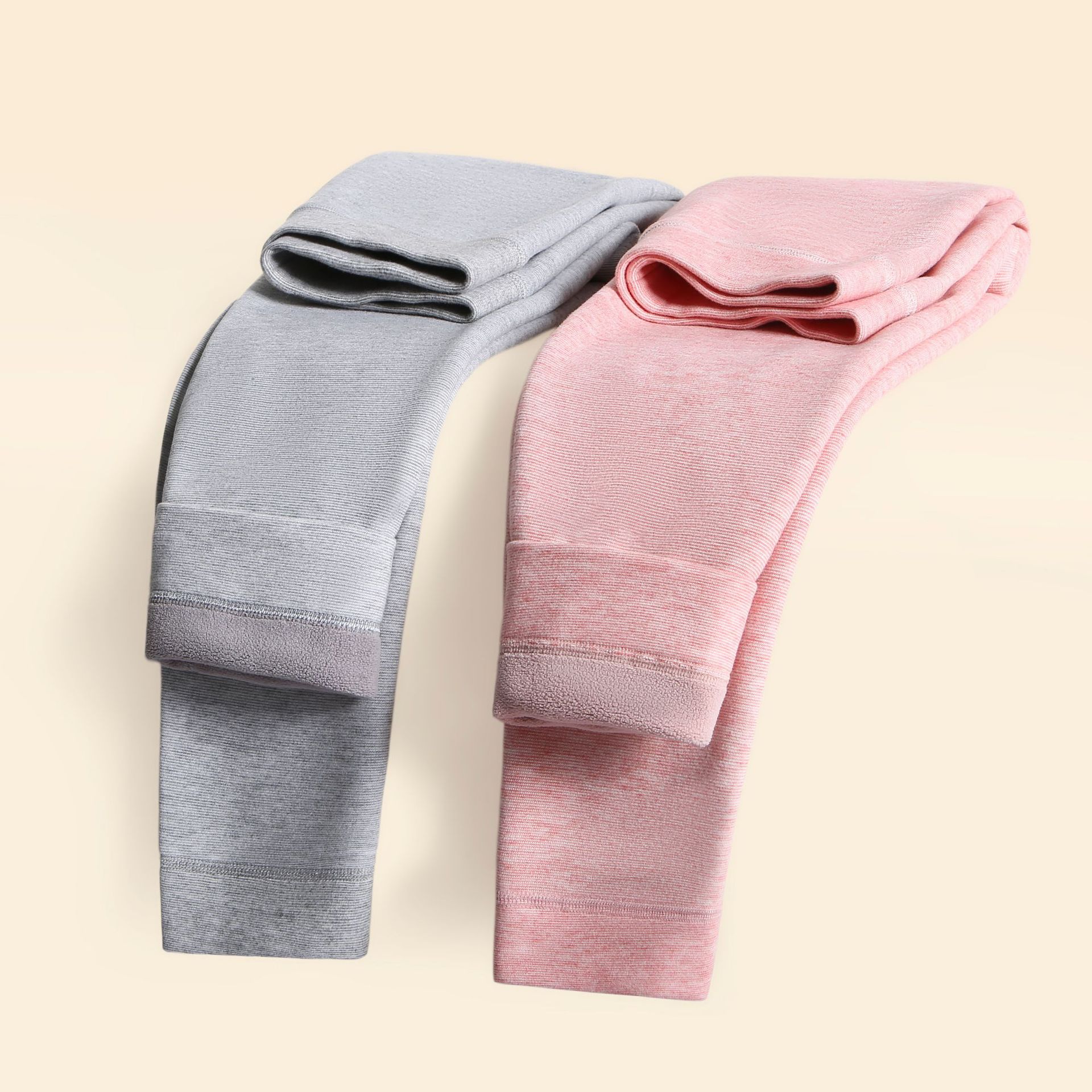 2025秋季新款加绒加厚儿童保暖裤中腰含羊绒打底裤学生校服神器