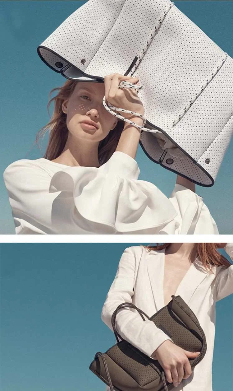 Waterproof Large Capacity Beach Bag For Women Shoulder Carry_voghion.com
