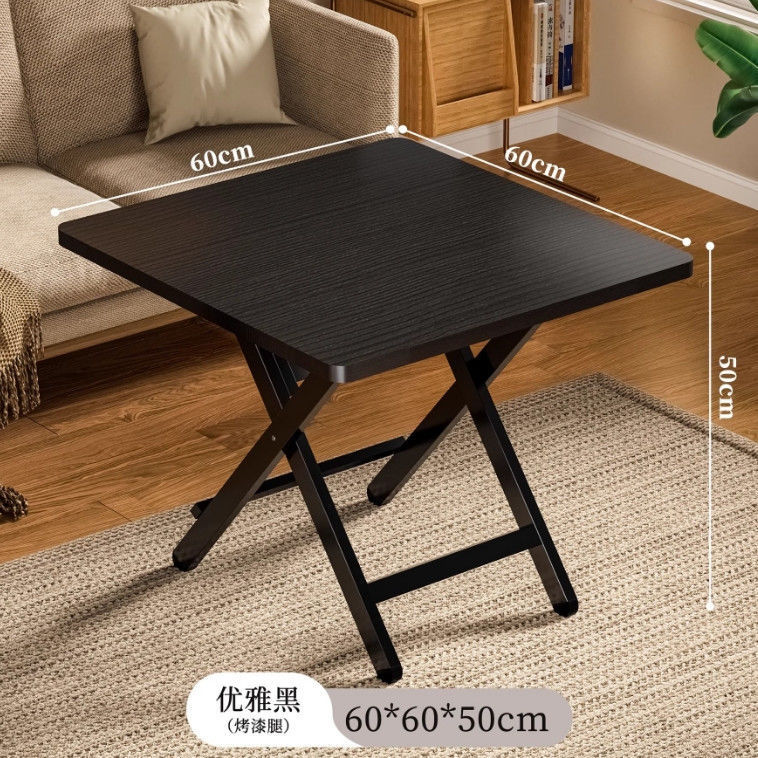 折り畳み可能なテーブルの家庭用タイプの小さなテーブルの簡易円卓賃貸住宅の屋外に携帯して食事をするテーブル|undefined