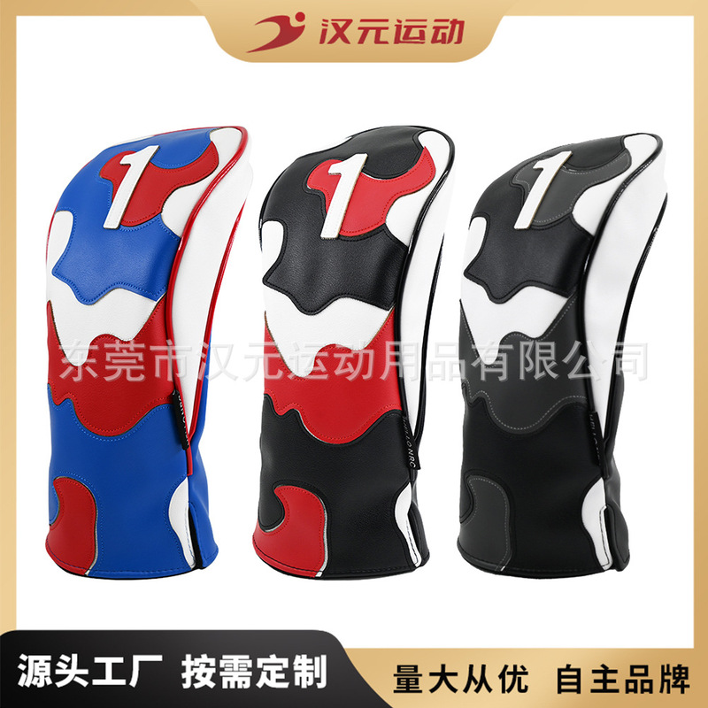 Factory Hot Cross-border Camouflage Golf Cart Cover Wooden Cart Cover Protective Cover PU Sports Equipment