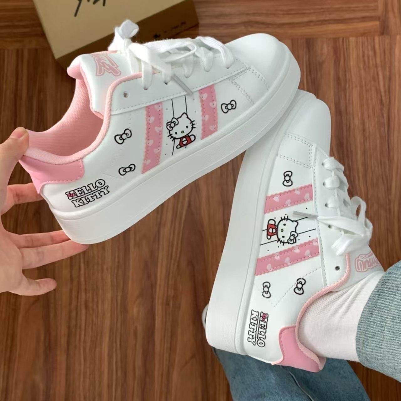 Kitty Shell zapatos para mujeres 2025 nuevo primavera y otoño retro nicho de altura zapatos de verano versátiles zapatos de skate
