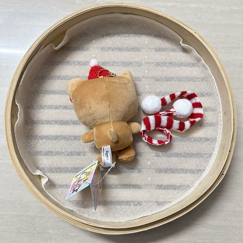 Коровка Hello Kitty, Хелло Кити, рождественский милый шарф, плюшевая кукла, подвеска, аксессуар