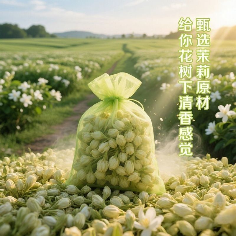 茉莉花香囊车载香薰干花香包卫生间花香衣柜口袋散香天然香袋批发|undefined