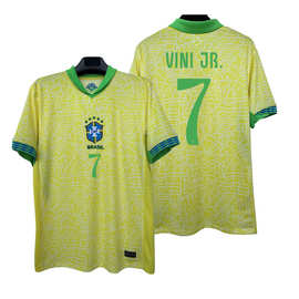 世预赛新款巴西主客场球衣维尼修斯内马尔球迷版短袖足球服