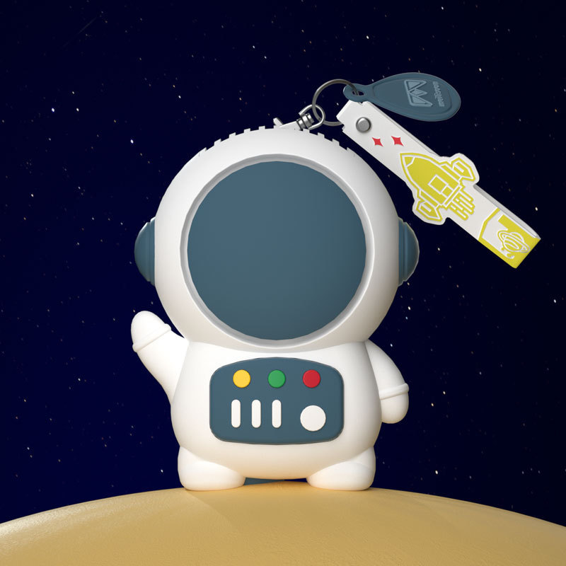 新型アニメ宇宙人ファンストラップ携帯学生かわいいミニusb充電手持ち無葉小ファン|undefined