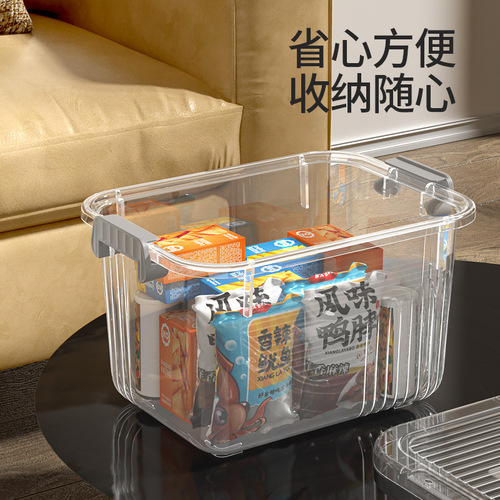 Transparent storage box wholesale bedroom household clothing storage box student book quilt clothing storage and organization box