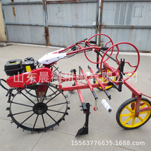 手扶起垄拱棚覆膜机 自走式汽油机带盖薄膜的机器