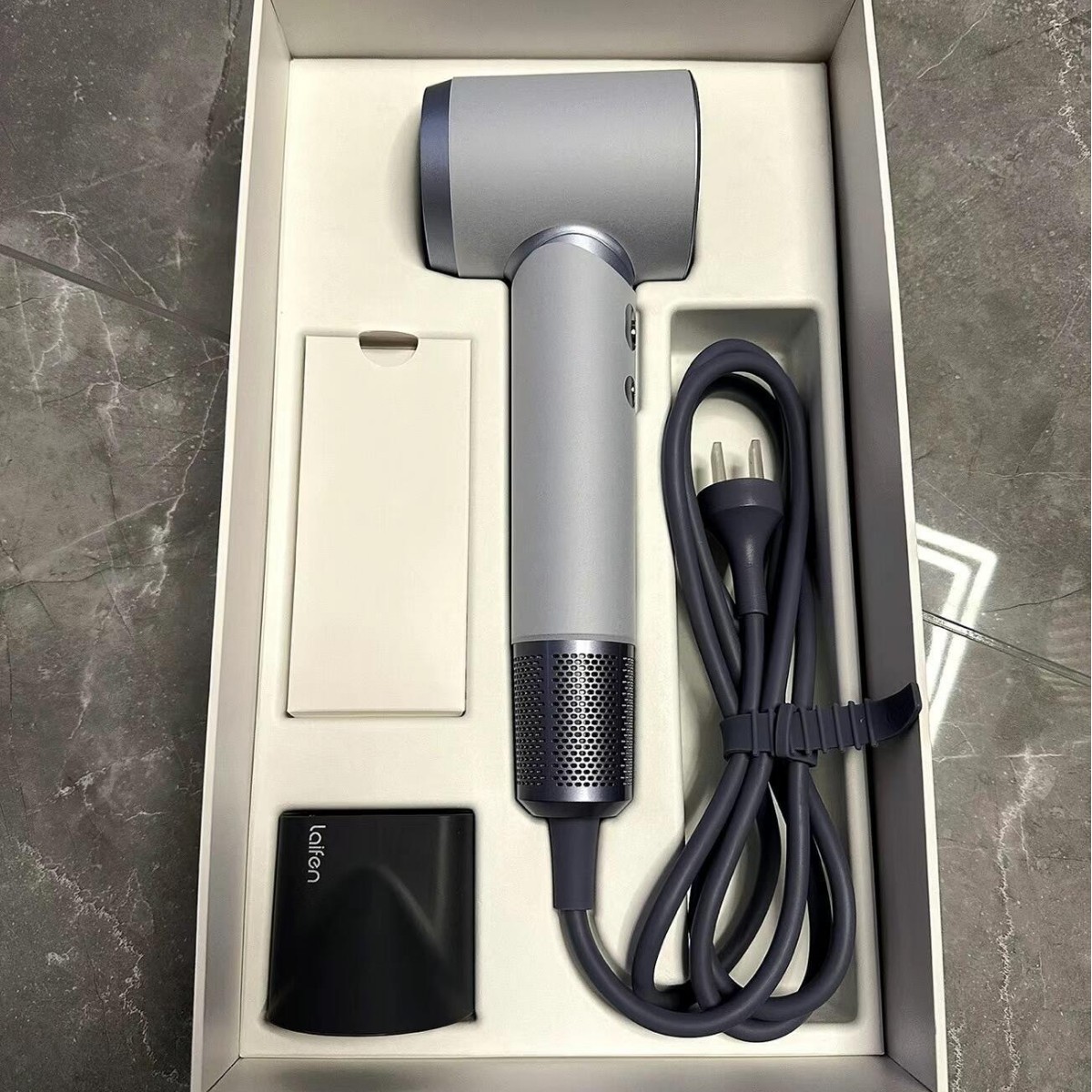 Laifenlf03 High-Speed Hair Dryer Household Negative Ion Hair Dryer High-Power Quick-Drying Bladeless Hair Dryer