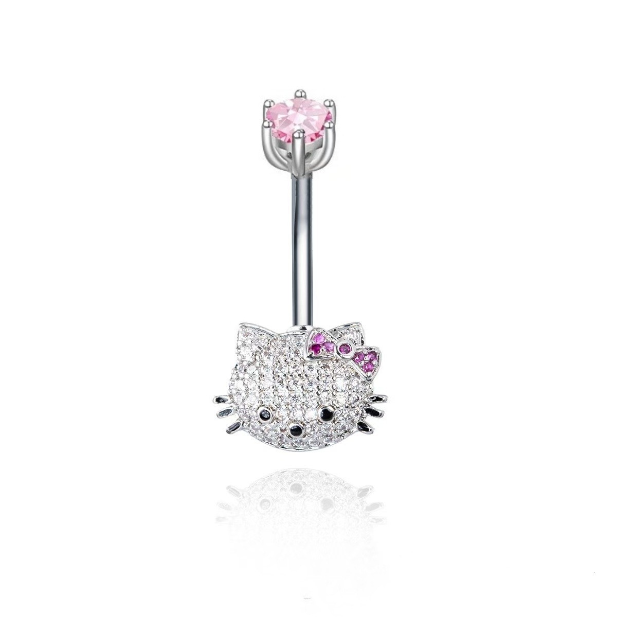 Labret piercing jewelry detail image