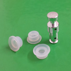 Pressure Cooker Floating Valve DUO60 Silver Dual-Hole Aluminum 3.2*0.9*0.8 Self-Opening Valve High-Pressure Cooker Accessories