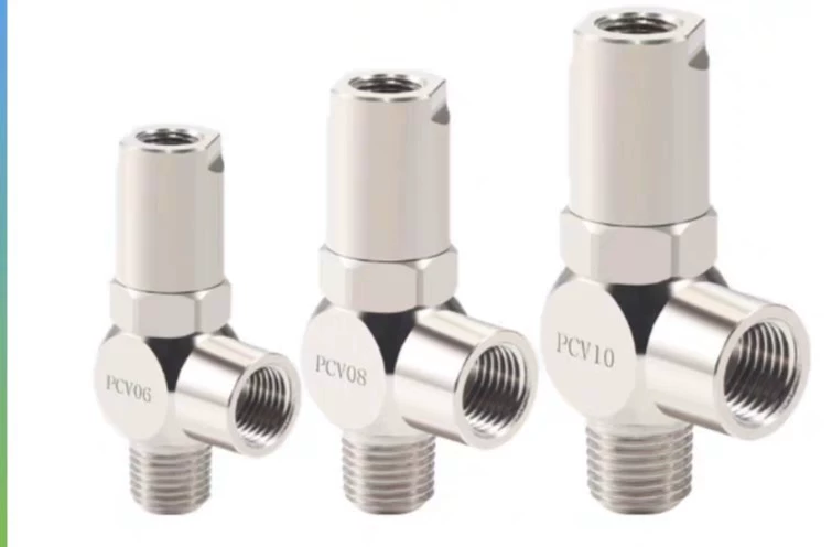 PCV индуцированный обратный клапан с быстрой вставкой атмосферного давления предохранительный клапан PCV6/8/10/15 пневматический запирающий обратный клапан