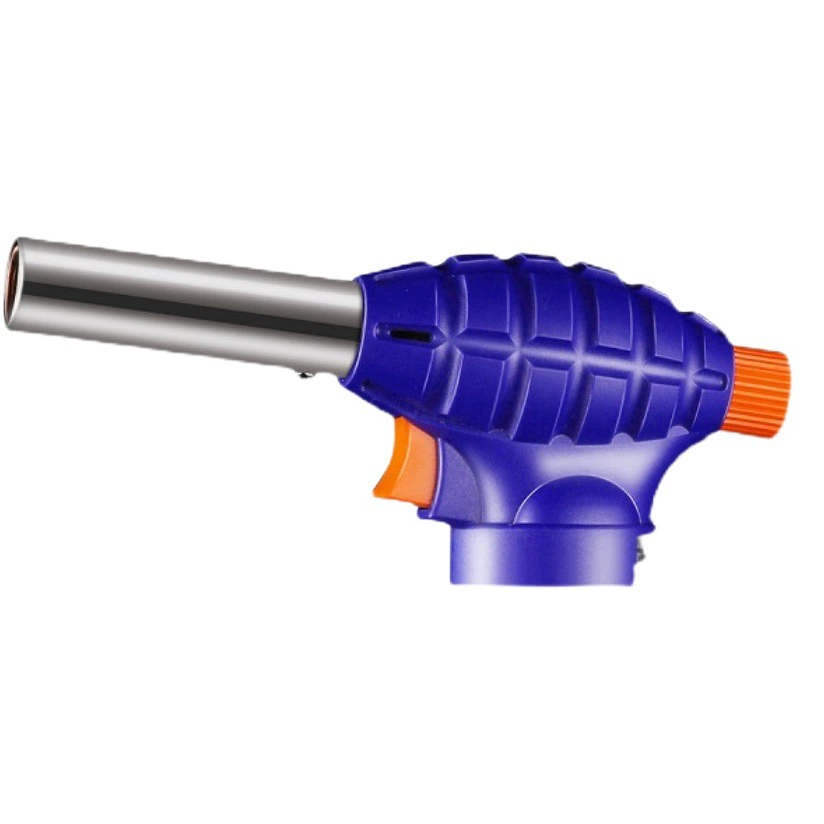 Портативный горящий свинья волосы воспламенитель Бытовая выпечка сжигание мяса пламенная Сварка пистолет-распылитель головка Тип карты газовый бак паяльная лампа пистолет-распылитель пламени