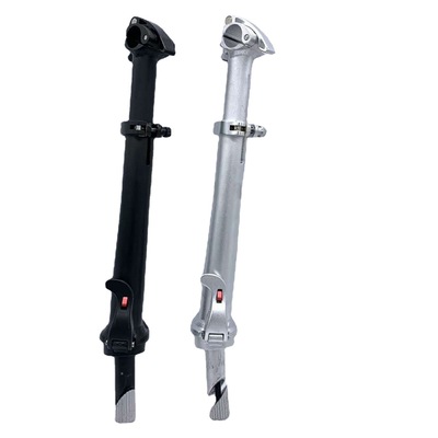 鋁合金折疊把立25.4有牙左折疊底部壹體代駕車折疊車小輪車配件