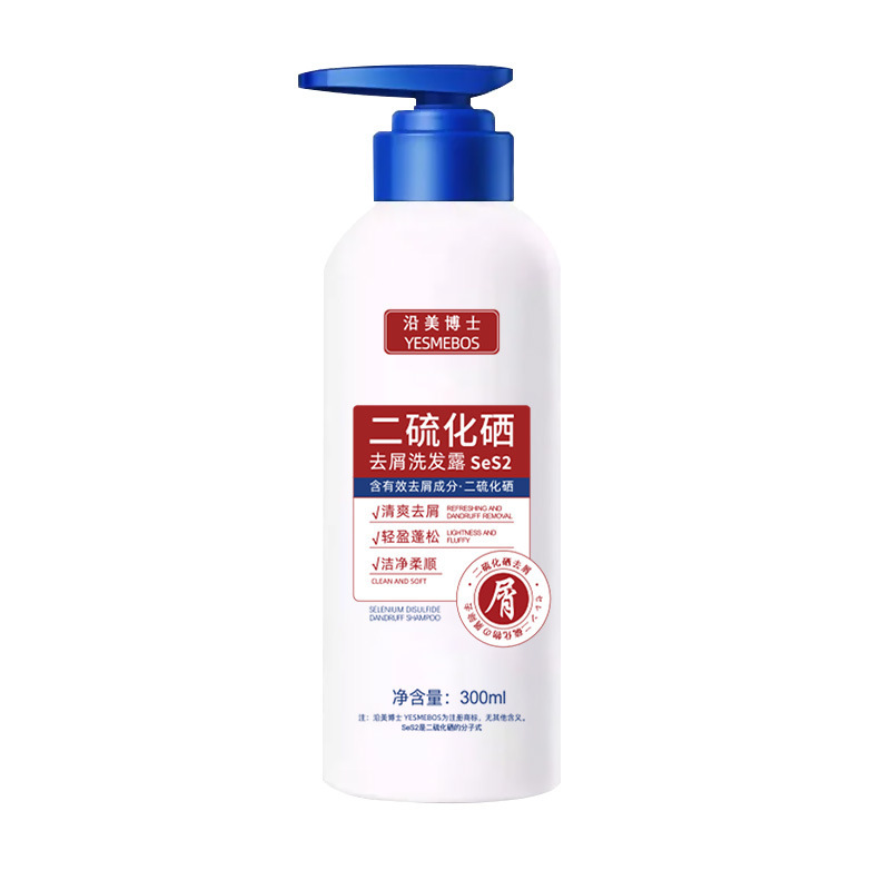Disulfuro de selenio anti-caspa champú controlador de aceite suave anti-picazón refrescante controlador de aceite suave mejora la piel seca y la capa profunda de limpieza