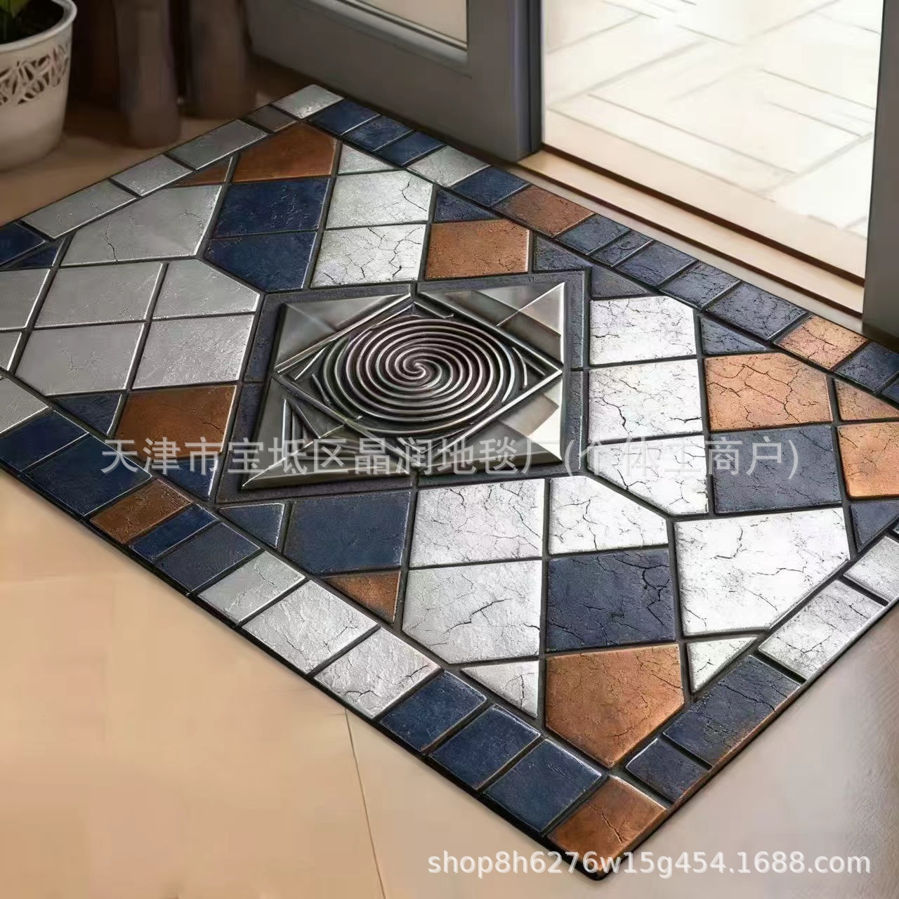 Felpudo simulado 3D-15