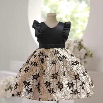 Children's dress 2022 cross-border Halloween Christmas children's dress new girls pleated princess dress dress children's dress - ShopShipShake