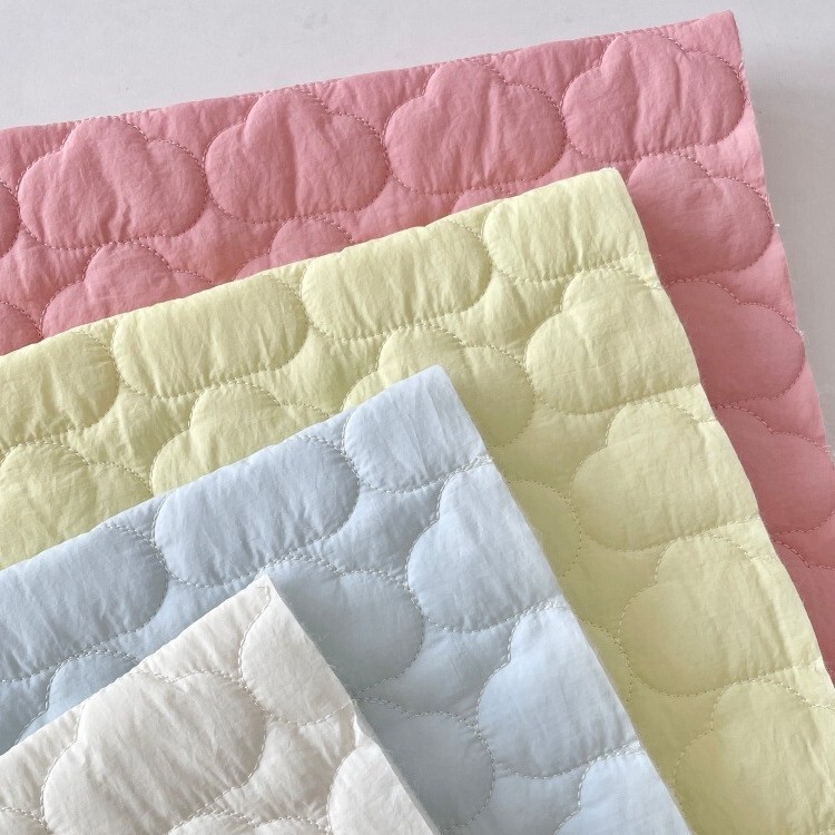 Factory Direct Sale of New Quilted Cloud Fabric, Fresh and Trendy Ins-Style, Thickened Cotton Fabric for Clothing, Handmade Diy, Niche High-End Factory Direct Sale of New Quilted Cloud Fabric, Fresh and Trendy Ins-Style, Thickened Cotton Fabric for Clothing, Handmade Diy, Niche High-End