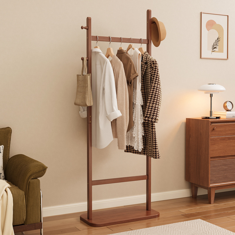 Dormitorio piso percha de sombrero interior cama vertical colgante barra de ropa simple y ligera barra de lavado de ropa de almacenamiento