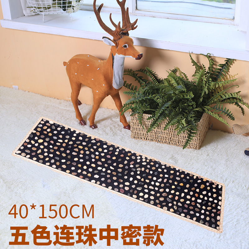 足裏マッサージマット玉石地マット雨花石足マット石指押さえ板家庭用ツボ足治療足マット