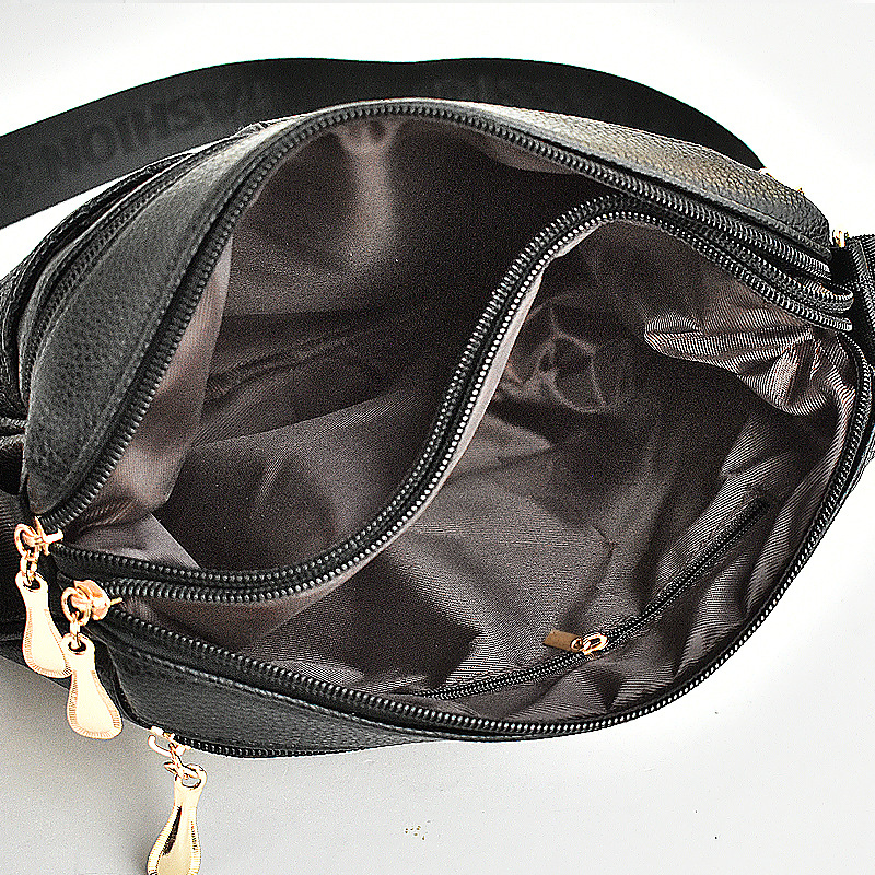 Crossbody Shoulder Bag In Soft Leather For Women Large Capacity_voghion.com
