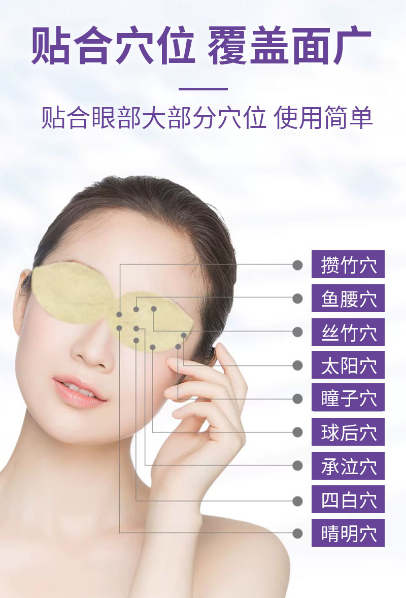 Blueberry Lutein Eye Patch Cooling Hydrogel Eye Mask for Adults 20 Patches quality and texture