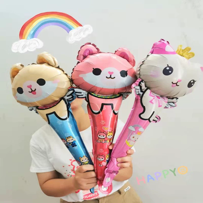 Детская стерео длинная палка, большая ударная палка, алюминиевая ручная палка, надувная палка в руке, маленькие подарки