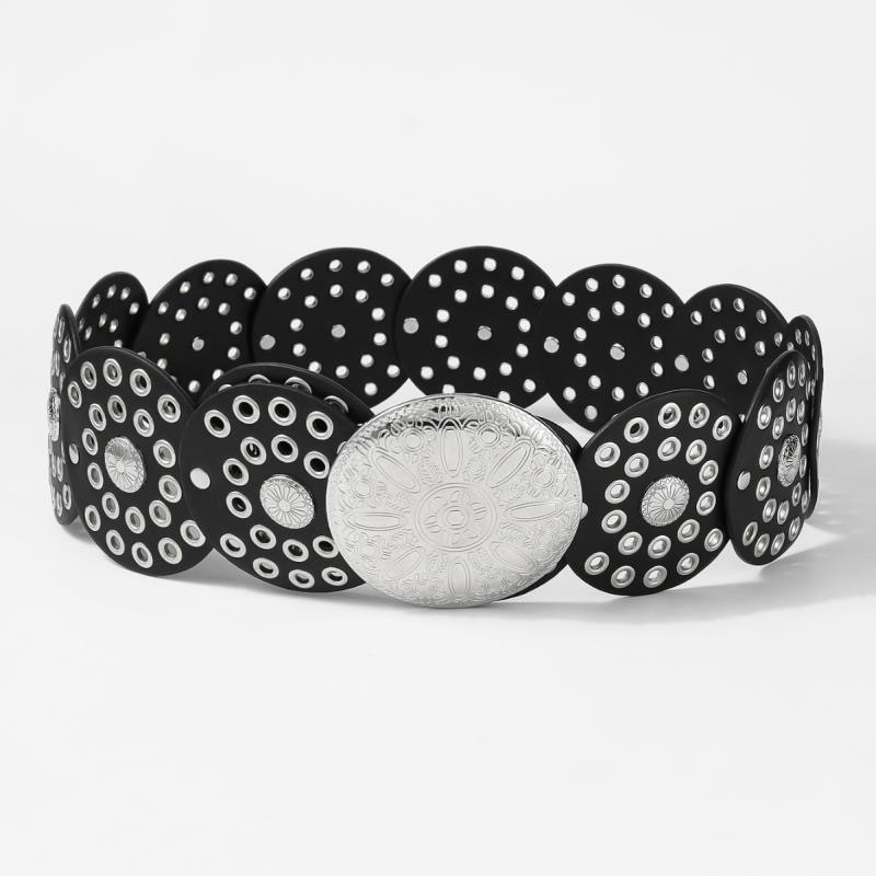Cinturón Ancho de Vestir para Mujer, Cuero PU, Ajustable, para Mujer