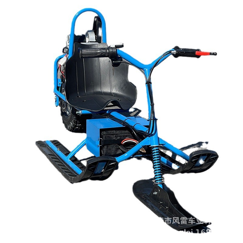 Kart Eléctrico para Nieve de Hierro y Plástico con Transmisión por Eje