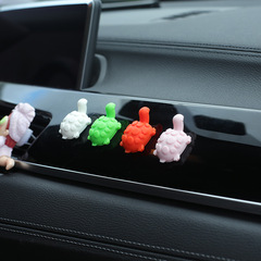 車内のシリコンフックのアクセサリーは跡がなくて、かわいい小型で、新型の車載の小型フックの車の置物を背負うことができます。