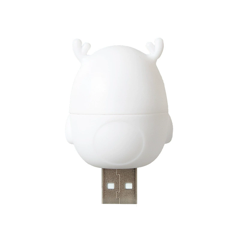 Energy‑saving bedside night light, LED soft light, USB & plug‑in, deer/star styles