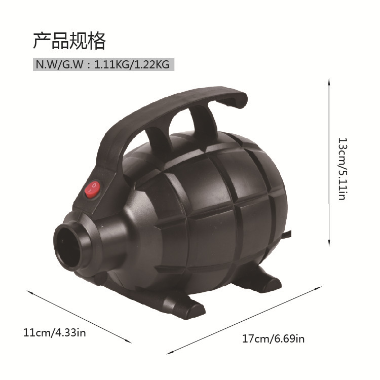 ハイパワー600wエアーベッドエアーポンプテントエアーヨガマット電動エアーポンプHS-316|undefined