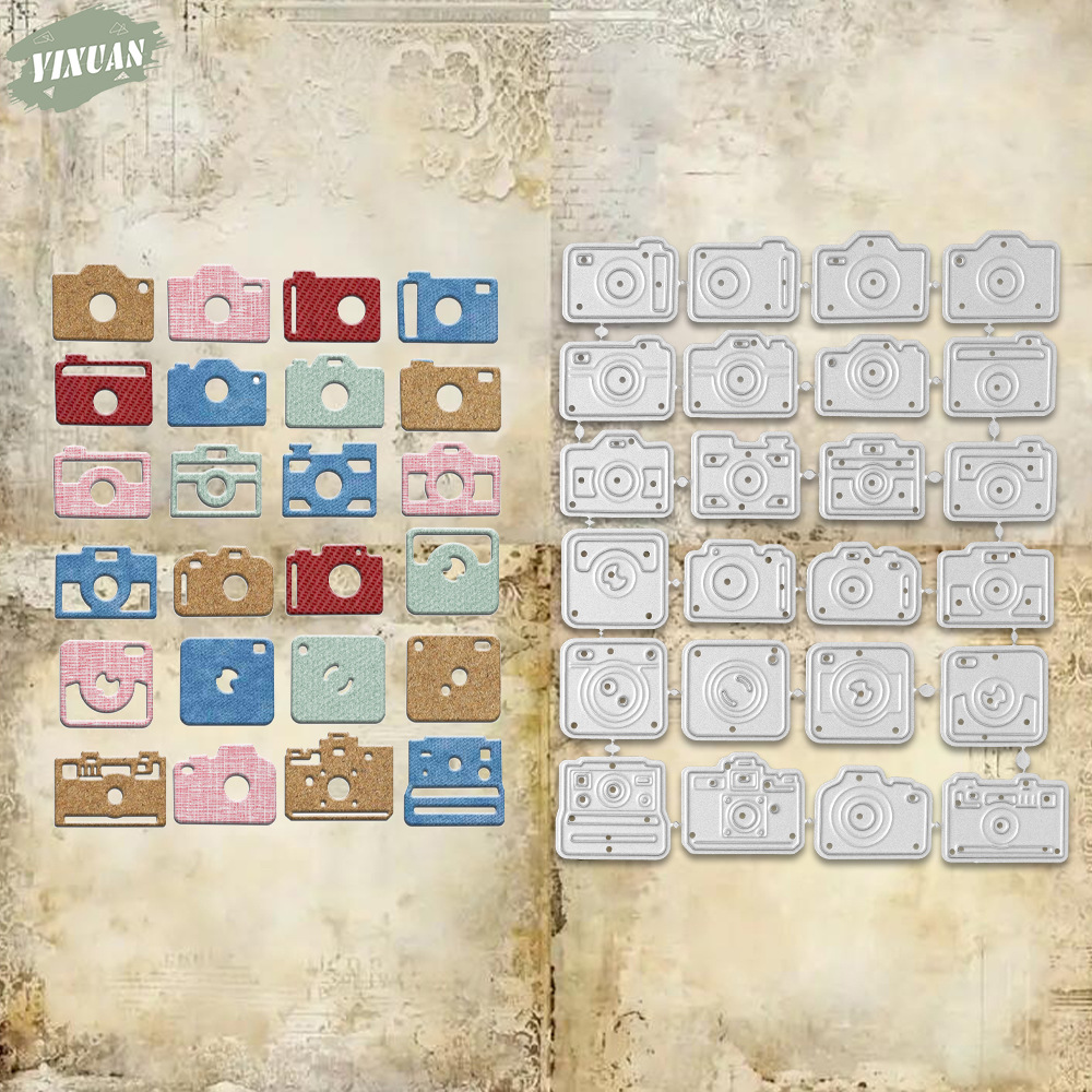 相机装饰框Cutting Dies剪贴簿碳钢压花蚀刻切割刀模DIY手工刀模