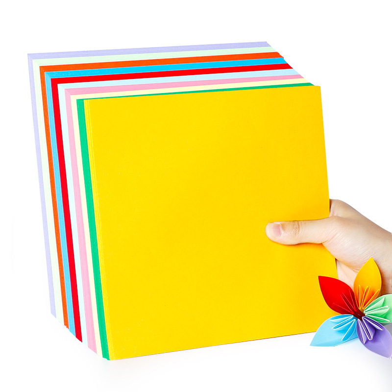 Papel de origami cuadrado de colores para niños, papel artesanal de 10 y 20 colores, papel artesanal de colores, papel de origami para jardín de infantes.