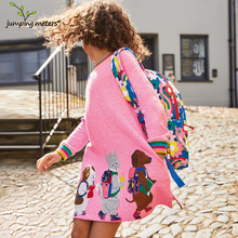 春季新品欧美童裙秋季新款长袖女童连衣裙外贸童装工厂批发代发