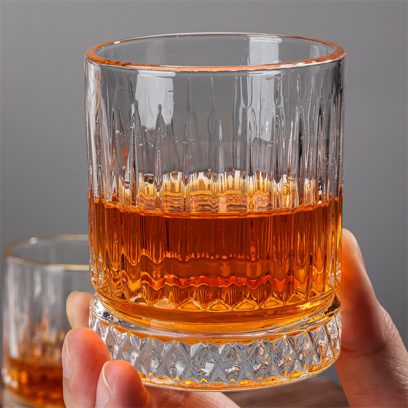 Creative glass coffee wineglass for home use for whiskey