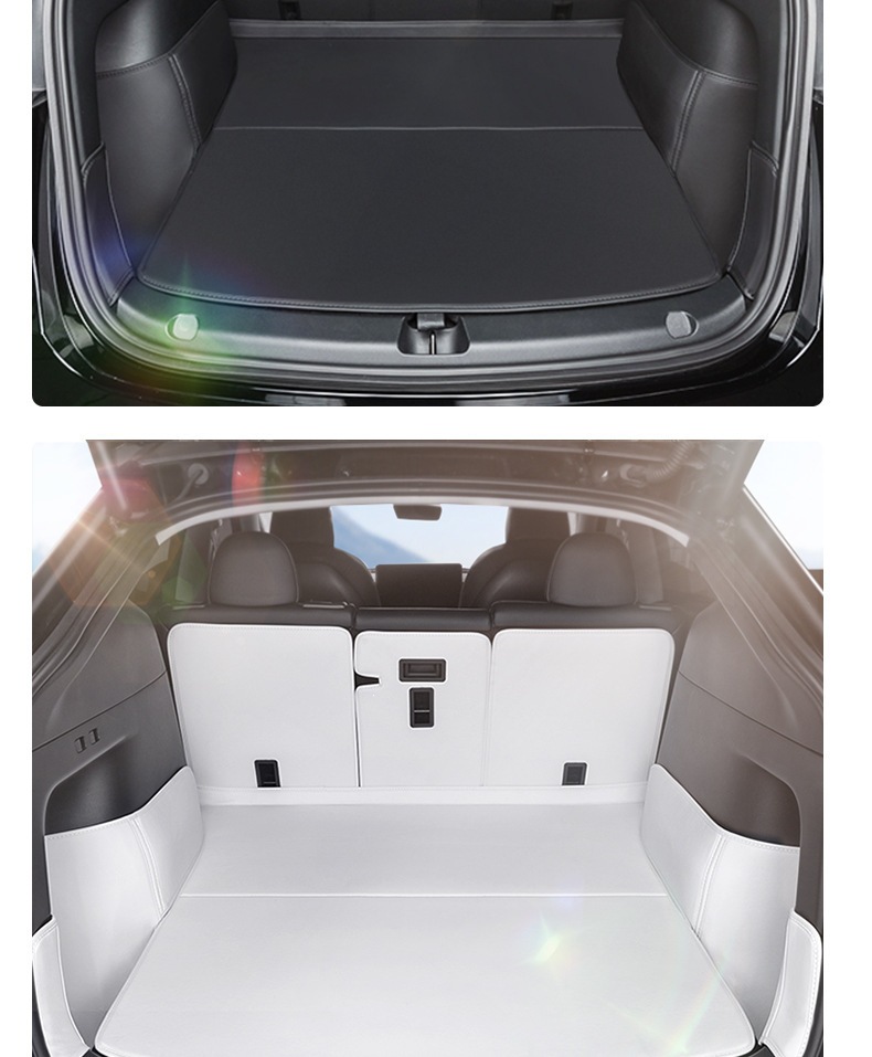 Suitable for Tesla Model 3/Y new model Model 3 trunk mat leather protective pad interior modification accessories